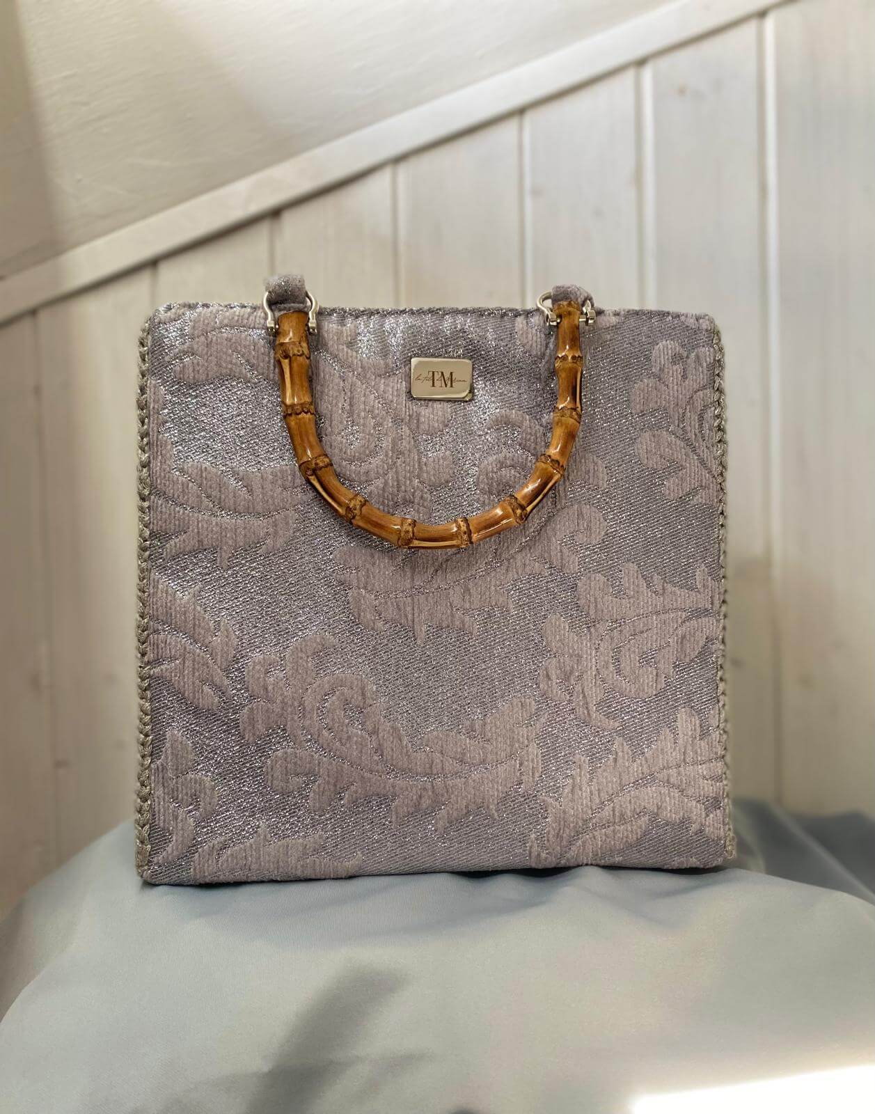 Borsa uncinetto a bauletto Aurora
