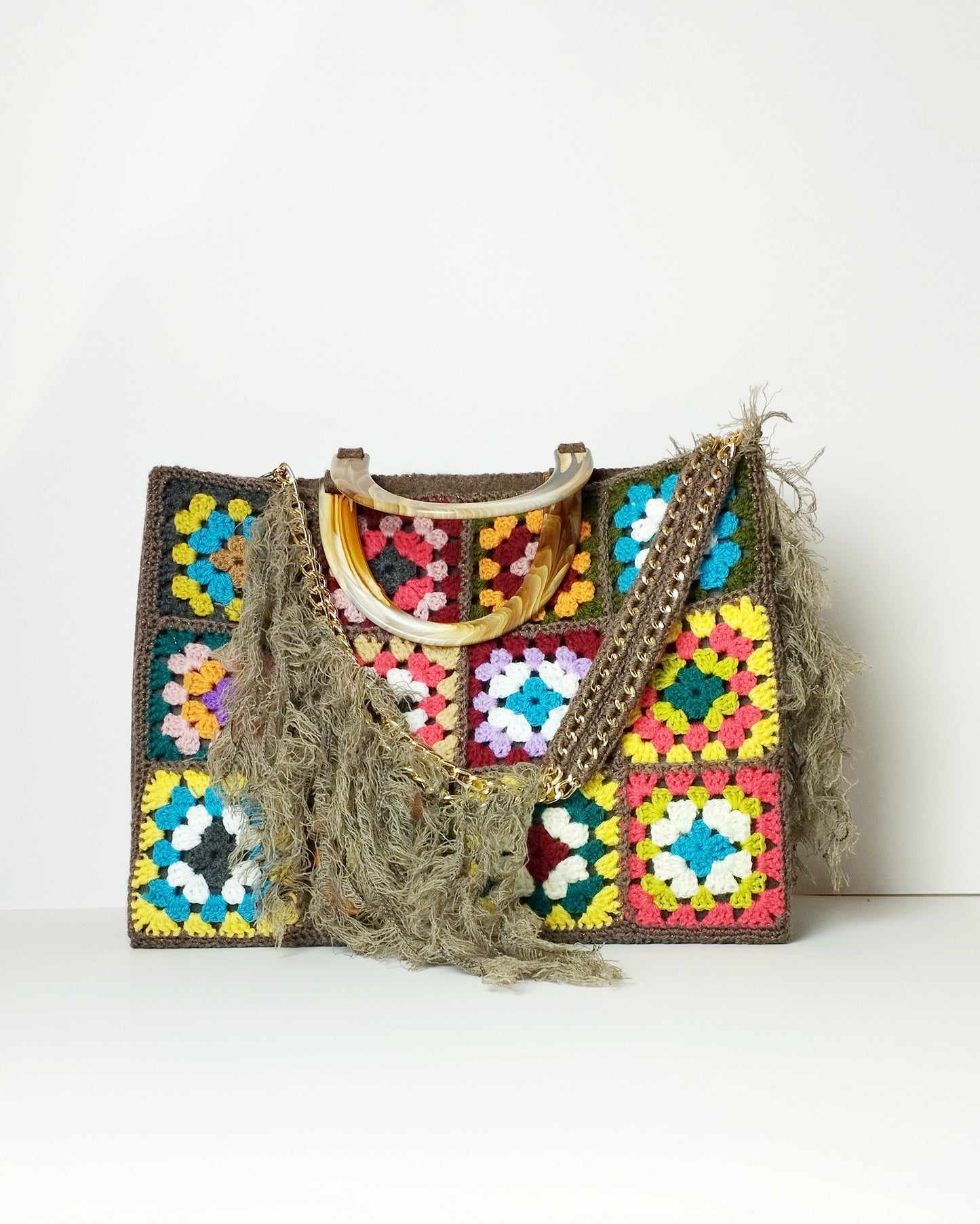 Borsa uncinetto granny Aurora Vintage